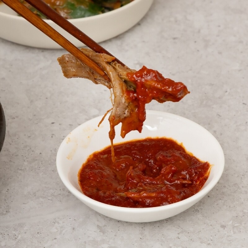 고트밀 염소자리,원주 맛집 염소자리 흑염소전골 흑염소탕 밀키트 1팩 800g